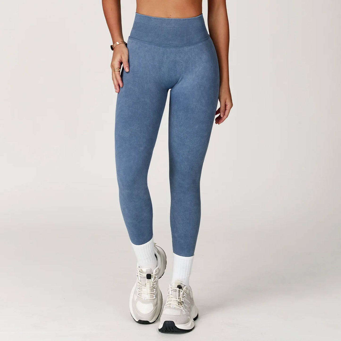 Women's High Waist Seamless Yoga Leggings for Gym & Fitness