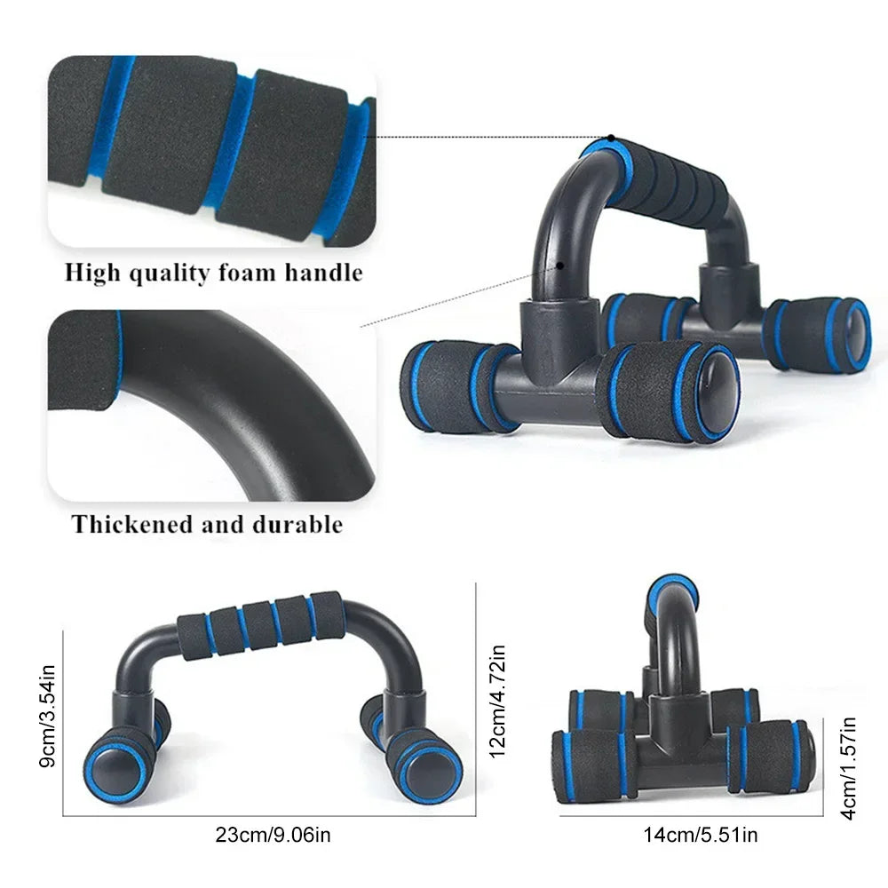 Push-Up Bars with Non-Slip Handles for Home Gym Strength Training