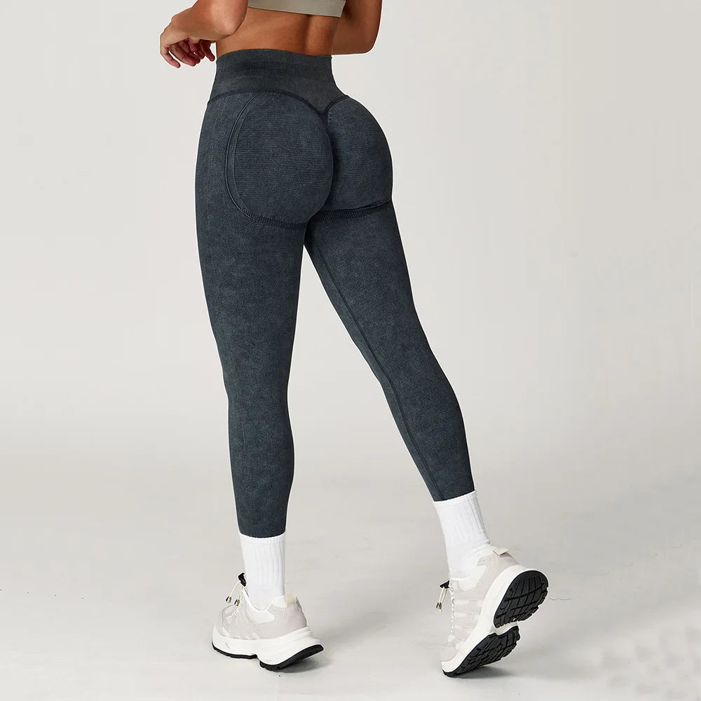 Women's High Waist Seamless Yoga Leggings for Gym & Fitness