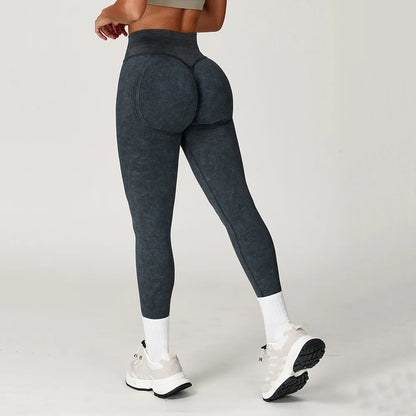 Women's High Waist Seamless Yoga Leggings for Gym & Fitness