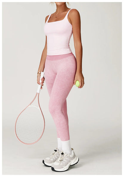 Women's High Waist Seamless Yoga Leggings for Gym & Fitness