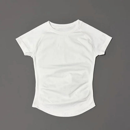 Women's Seamless Short Sleeve Workout Top for Yoga & Fitness