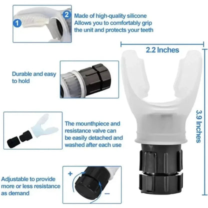 Adjustable Breathing Trainer – Respiratory Muscle Training Device