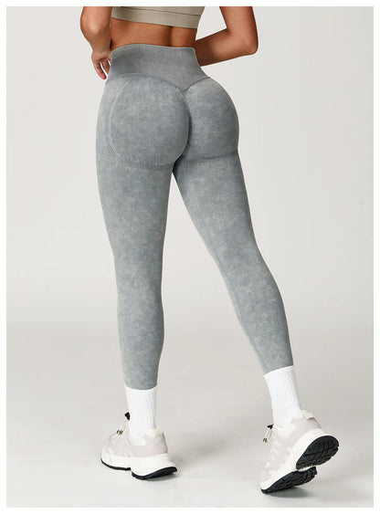 Women's High Waist Seamless Yoga Leggings for Gym & Fitness