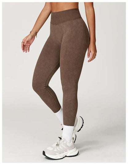 Women's High Waist Seamless Yoga Leggings for Gym & Fitness