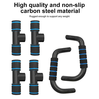 Push-Up Bars with Non-Slip Handles for Home Gym Strength Training