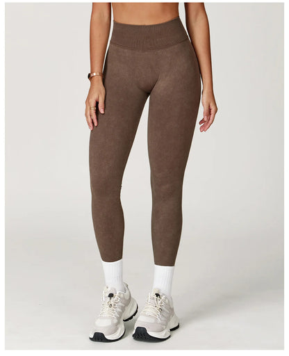 Women's High Waist Seamless Yoga Leggings for Gym & Fitness