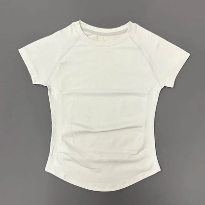 Women's Seamless Short Sleeve Workout Top for Yoga & Fitness
