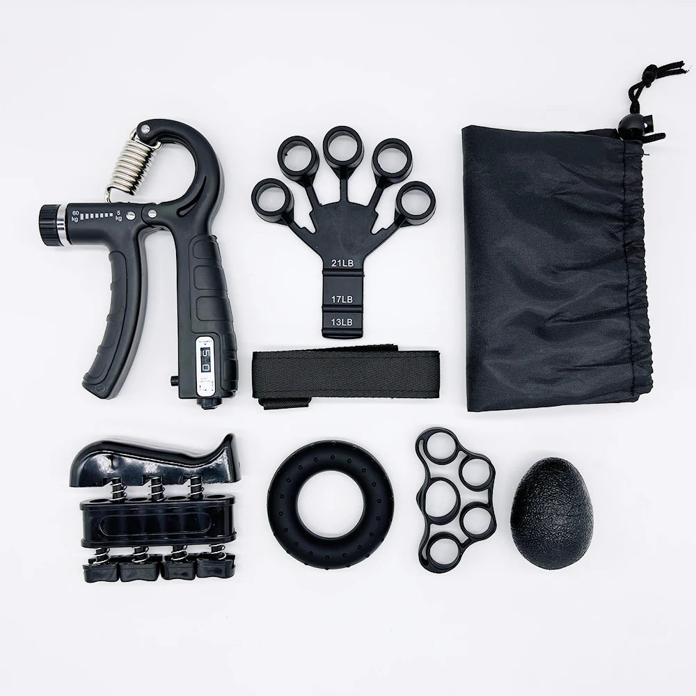 Hand Grip Strengthener Kit – Adjustable Grip, Finger & Wrist Exerciser