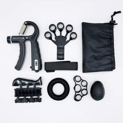 Hand Grip Strengthener Kit – Adjustable Grip, Finger & Wrist Exerciser