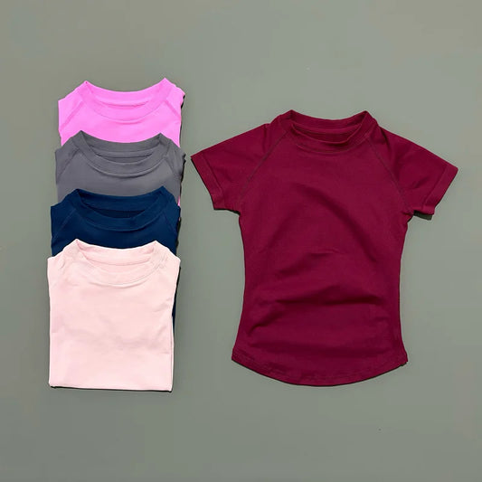 Women's Seamless Short Sleeve Workout Top for Yoga & Fitness