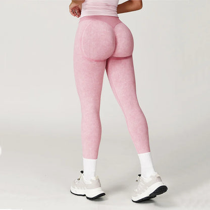 Women's High Waist Seamless Yoga Leggings for Gym & Fitness