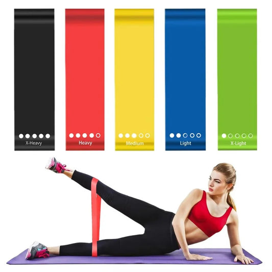Resistance Bands Set for Strength Training, Yoga & Pilates