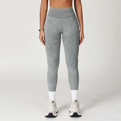Women's High Waist Seamless Yoga Leggings for Gym & Fitness