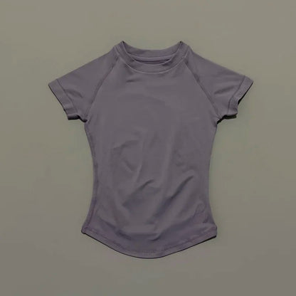 Women's Seamless Short Sleeve Workout Top for Yoga & Fitness