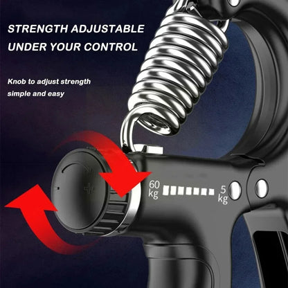 Hand Grip Strengthener Kit – Adjustable Grip, Finger & Wrist Exerciser