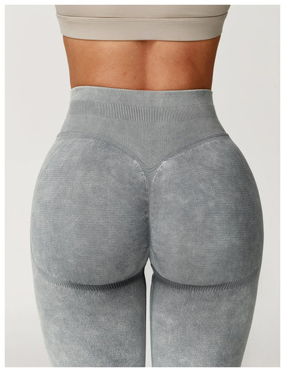 Women's High Waist Seamless Yoga Leggings for Gym & Fitness