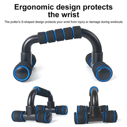 Push-Up Bars with Non-Slip Handles for Home Gym Strength Training