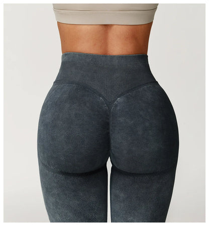 Women's High Waist Seamless Yoga Leggings for Gym & Fitness
