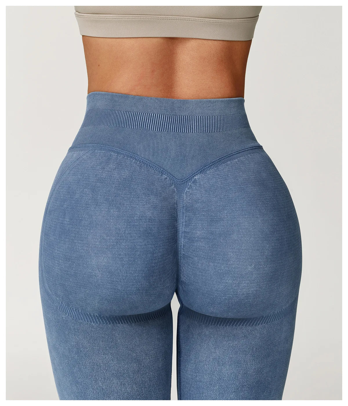 Women's High Waist Seamless Yoga Leggings for Gym & Fitness