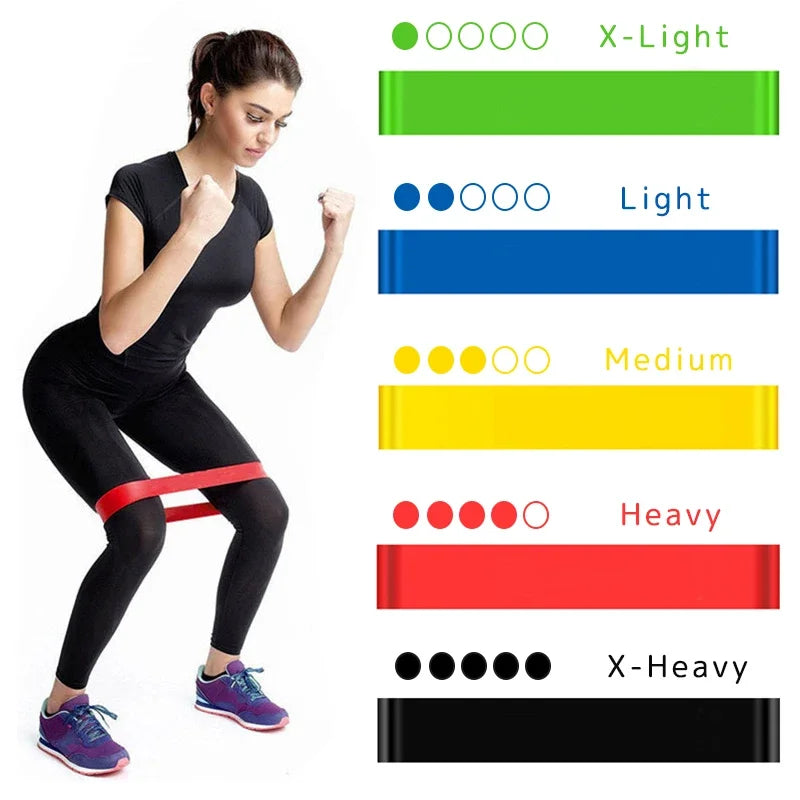 Resistance Bands Set for Strength Training, Yoga & Pilates