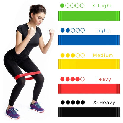 Resistance Bands Set for Strength Training, Yoga & Pilates