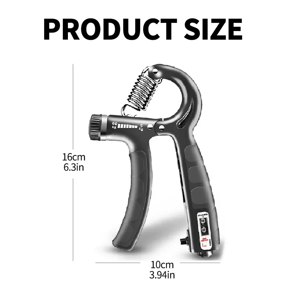 Hand Grip Strengthener Kit – Adjustable Grip, Finger & Wrist Exerciser