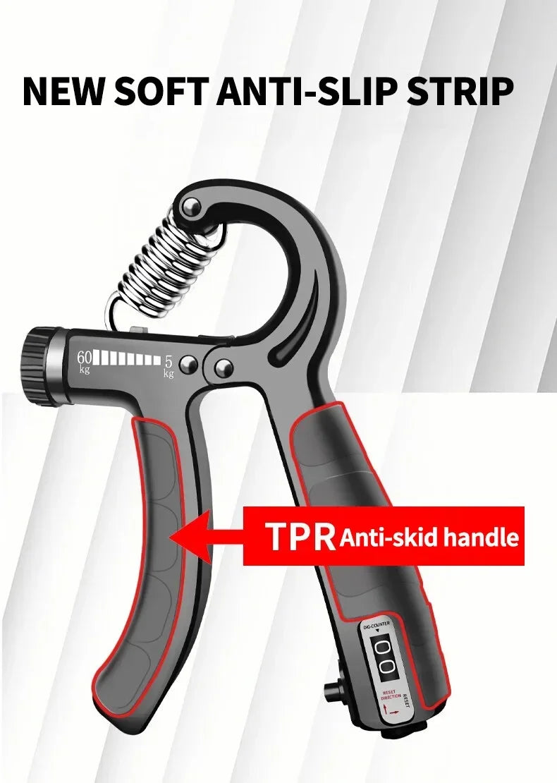 Hand Grip Strengthener Kit – Adjustable Grip, Finger & Wrist Exerciser
